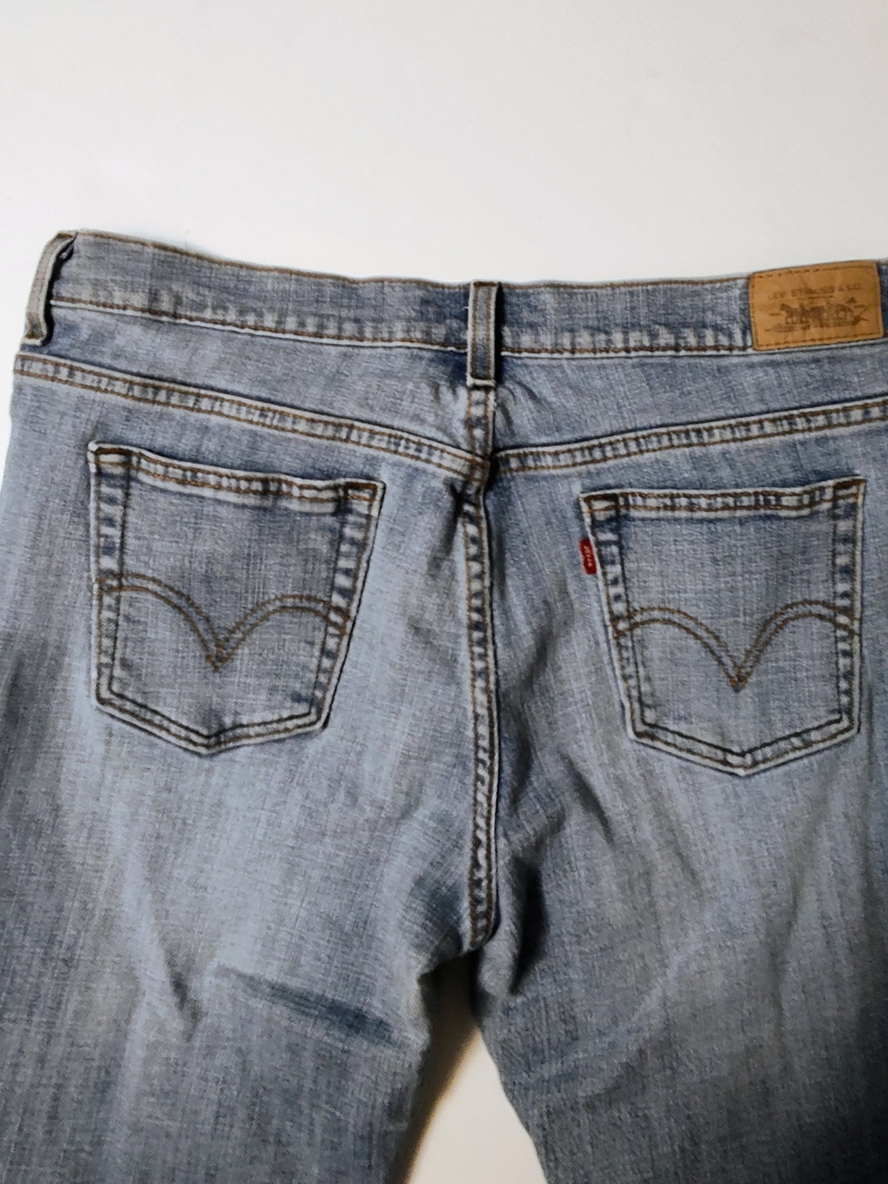 Levi's 515 Light Blue Boot Cut Jeans Size 12 - Picture 4 of 13